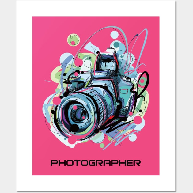 Photographer Wall Art by ABOHILI